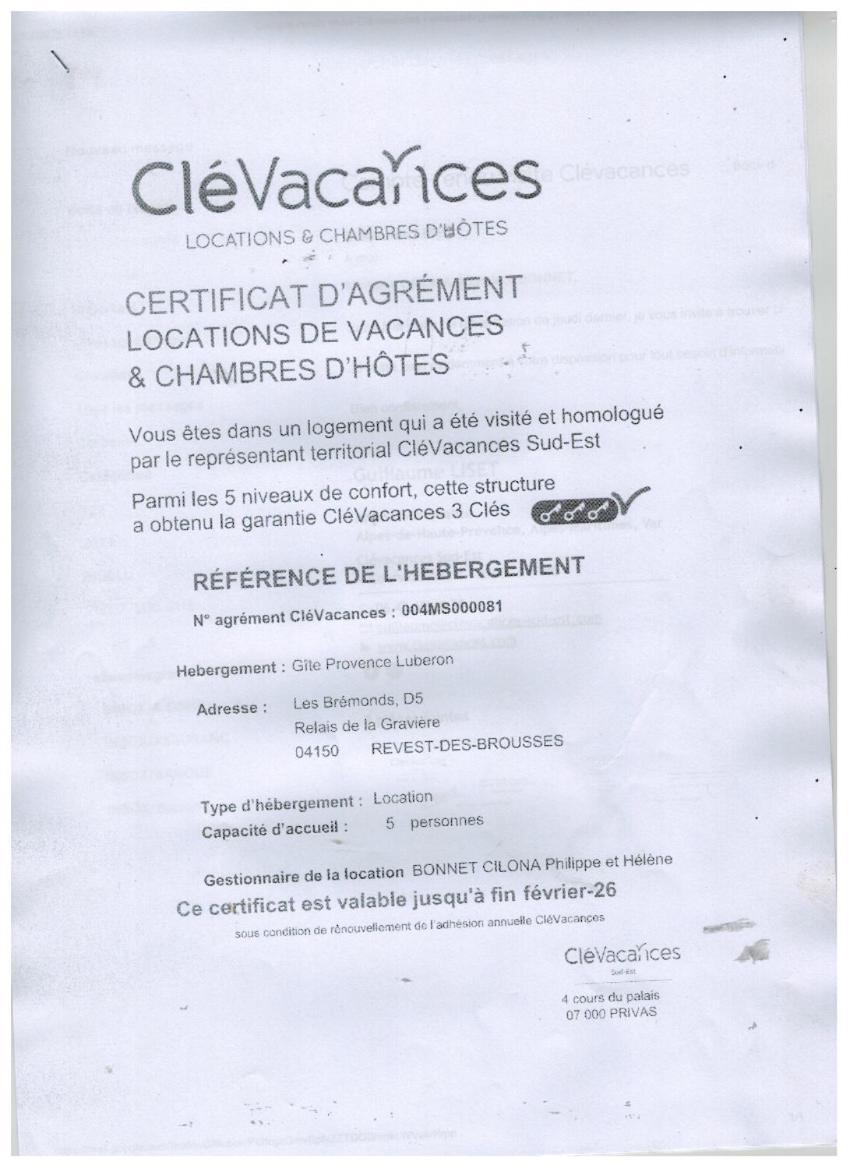 Gite Provence Luberon -Paca- Acces Pmr-Ancv Revest-des-Brousses Exterior foto